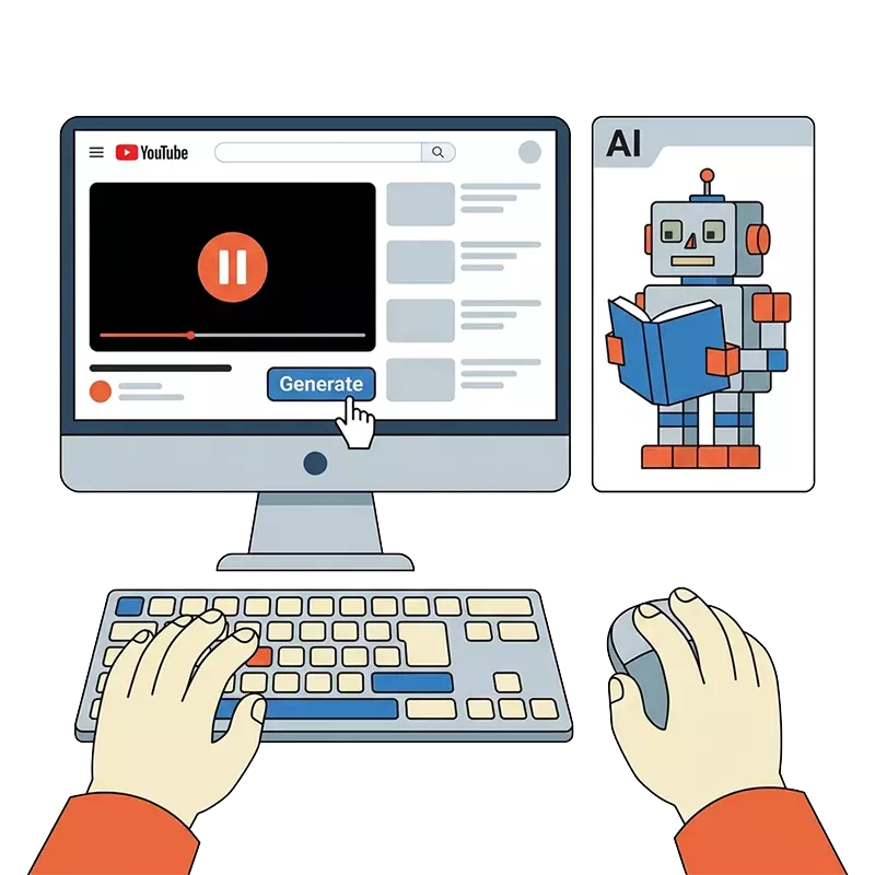 feature2: AI video summarizer