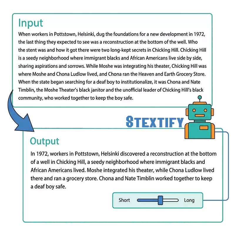AI text summarizer: Customize summary length