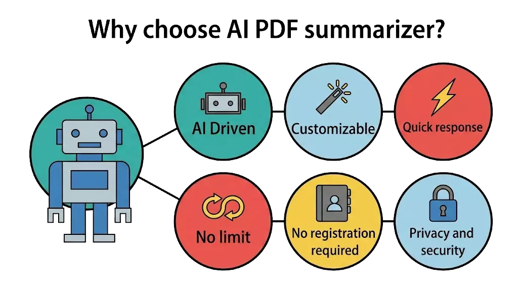 AI pdf summarizer advantages